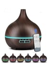 Vothoon Hava Nemlendirici 7 Led Işıklı Aromatik Oda Kokusu 550 Ml Kahve Aroma Difüzörü Buhar Makinası