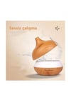 Vothoon Hava Nemlendirici 7 Led Işıklı Aromatik Oda Kokusu 550 Ml Kahve Aroma Difüzörü Buhar Makinası