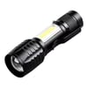 Ws-5454 Taktik El Feneri Usb Şarj Edilebilir Kamp Feneri Cob Zumlanabilir Mini Taşınabilir El Feneri