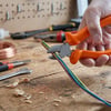 Yan Keski 160 mm Cr-V Turuncu Saplı