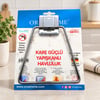 Yapışkanlı Metal Kare Havluluk Askı