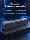 Yatay Formlu Telefon Standlı Type C Şarj Girişli Bluetooth Masaüstü Ses Sistemi
