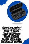 Yeni Nesil Android Ve İos Uyumlu Siyah Profesyonel  Kulaklığı