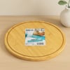 Yuvarlak 29.7 cm Bambu Döner Sunum Tepsisi (360°)