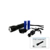 Zoomlu COB LED Şarjlı Metal El Feneri 3000 Lümen 17 cm