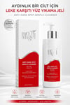 Moon Angel Anti Dark Yüz Yıkama Jeli 250 ml Lekeli Ciltler İçin Aydınlatıcı Yüz Temizleme Jeli (Alpha Arbutin + Niacinamide)Moon Angel