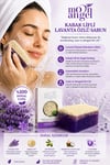 Moon Angel Kabak Lifli Sabun Lavanta Özlü Ferahlatıcı ve Arındırıcı Cilt Bakım Sabunu Moon Angel