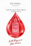 Moon Angel Kırışıklık Karşıtı & Onarıcı Retinol Gece Serumu (Retinol, Niacinamide, HyaluronicAcid) 30 mlMoon Angel