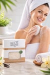 Moon Angel Süngerli Sabun Doğal Güzellik Vanilla Extract Vücut SabunuMoon Angel