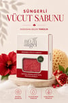Moon Angel Süngerli Sabun Doğal Güzellik Felicita Extract Vücut Sabunu Moon Angel