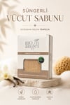 Moon Angel Süngerli Sabun Doğal Güzellik Vanilla Extract Vücut SabunuMoon Angel