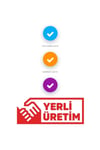 Hardal Renkli İci Pamuklu Cirtli Bantli Kapamali Organik Unisex Cocuk Bebek İlkadim Patik Panduf