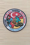İsteyene Zeytin Dali Hakedene Turkun Tokadi Afrin Harekati Nakis İslemeli Arma Pec Patch