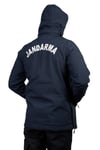 Lacivert Renkli Jandarma Asayis 5 Cepli Uzun Kollu Soguk Gecirmez Softshell Kapusonlu Taktik Mont