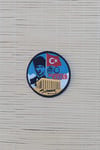 Mustafa Kemal Ataturk Resimli İmzali Sonsuza Kadar Yazili Anitkabir Nakis İslemeli Dalgalanan Bayrak Arma Patch Pec