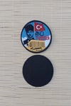 Mustafa Kemal Ataturk Resimli İmzali Sonsuza Kadar Yazili Anitkabir Nakis İslemeli Dalgalanan Bayrak Arma Patch Pec