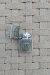 Ozel Tasarim Sari Renkli Cift Basli Eagle Series American Yazili Kabartmali Zippo Cakmak