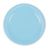 Karton Tabak 23cm 8li -Makaron Mavi-