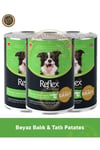 Plus Sos İçinde Et Parçacıklı Beyaz Balıklı ve Tatlı Patatesli Yetişkin Köpek Maması 3X400gr