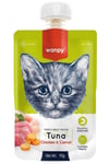 Tasty Meat Paste Taze Sıvı Kedi Ödül Maması Karışık 90gr - 12 Adet