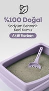 Tozsuz Active Carbon Sodyum Bentonit Topaklanan Kedi Kumu 10 Kg