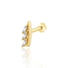 3lü baget tasarım tragus piercing