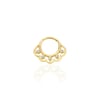 5 minik taşlı halka helix piercing