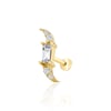 Bagetli tasarım tragus piercing