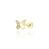 Kelebek tragus piercing
