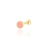 Pembe mineli tragus piercing