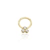 Tasarım 3 taşlı helix piercing