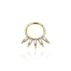 Tasarım 5li baget helix piercing