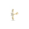Tasarım çiçek piercing