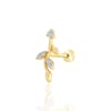 Taşlı dal tragus piercing