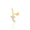 Taşlı kılıç tragus piercing