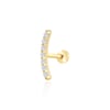 Taşlı modern piercing