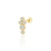 Taşlı tasarım tragus piercing