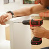 Black & Decker BDCDD12BAFC-QW 10.8V Şarjlı Matkap Vidalama – 1.5Ah Li-Ion, Taşıma Çantalı, 100 Parça Aksesuar Seti