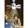 Helios Vantilatörlü LED Ampul E27 Duy Uzaktan Kumandalı 3 Modlu Fanlı Lamba