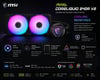 MSI Mag Corelıquıd 240r V2 2x120mm Argb Fanlı Sıvı Işlemci Soğutucusu uyumlu