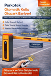 Perkotek 6 Metre Kollu Otomatik Otopark Bariyeri | Plaka Tanıma Uyumlu | Uzaktan Kumandalı Site Giriş Bariyeri