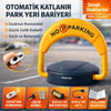Perkotek Uzaktan Kumandalı Otomatik Park Bariyeri — Şarjlı, Katlanır, Çelik Dübel Dahil