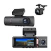 TECHSMART 4K 3 KAMERALI GPS WIFI ARAÇ İÇİ KAMERA