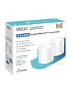TP-Link Deco X60 AX3000 3000 Mbps Wi-Fi 6 Mesh Router Sistemi Fiber Uyumlu Çift Bant Gigabit Port WPA3 150 Cihaz 490 m² Kapsama 2'li Paket