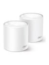 TP-Link Deco X60 AX3000 3000 Mbps Wi-Fi 6 Mesh Router Sistemi Fiber Uyumlu Çift Bant Gigabit Port WPA3 150 Cihaz 490 m² Kapsama 2'li Paket