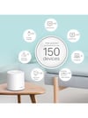 TP-Link Deco X60 AX3000 3000 Mbps Wi-Fi 6 Mesh Router Sistemi Fiber Uyumlu Çift Bant Gigabit Port WPA3 150 Cihaz 490 m² Kapsama 2'li Paket