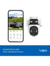 TP-Link Tapo C545D-128GB 2K Çift Lensli Dış Mekân Güvenlik Kamerası | Telefoto Lens | 360° Dönüş | Yapay Zekâ Takip Gece Görüşü | IP66 |  Wi-Fi | 2 Yönlü Ses | 128 GB microSD Kart Dahil