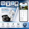 TP-Link VIGI C340W-128 4MP 2K 2.8mm Wi-Fi 128 GB Hafıza IP67  IR LED Hareket Algılamalı 7/24 Kayıt ve Uzaktan İzleme 30 MT Güvenlik Kamerası