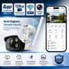 TP-Link VIGI C340W-128 4MP 2K 2.8mm Wi-Fi 128 GB Hafıza IP67  IR LED Hareket Algılamalı 7/24 Kayıt ve Uzaktan İzleme 30 MT Güvenlik Kamerası