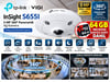TP-Link VIGI InSight ATS64-S655I 5MP 360° Derece 64 GB Hafıza Kartlı Panoramik PoE Yapay Zekâ Destekli Çift Yönlü Sesli IP Güvenlik Kamerası 
